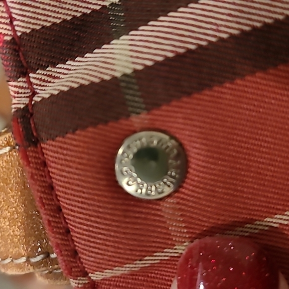 Burberry Red check tote bag - Picture 13 of 14